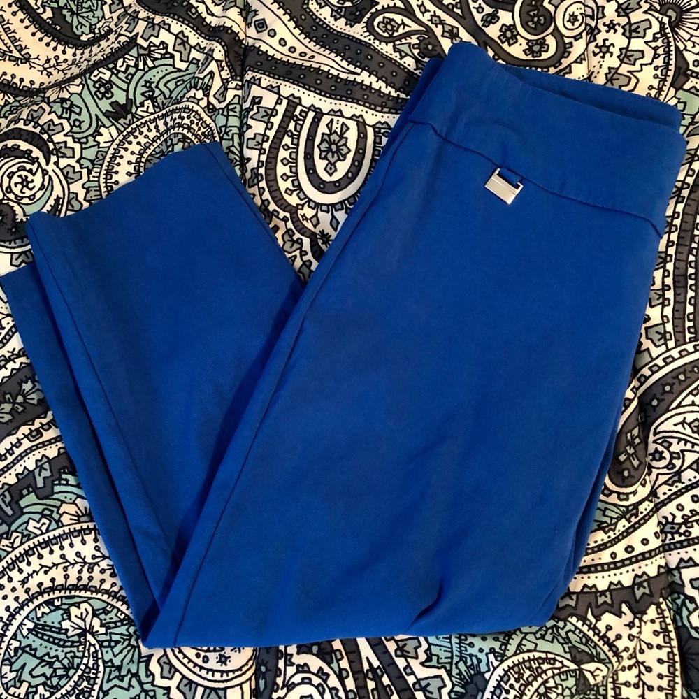 Petite Alfani Blue Capris